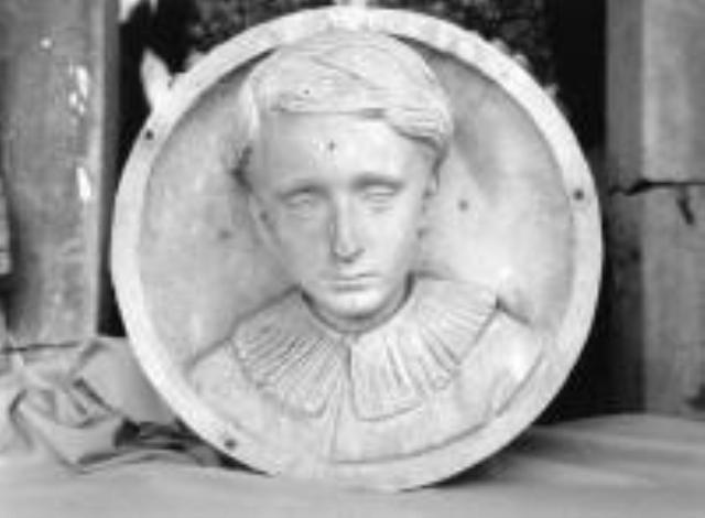 ritratto di bambino (rilievo) di Duprè Amalia (sec. XIX)
