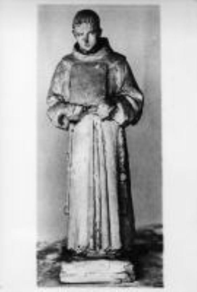 San Bernardino da Siena (statuetta) di Duprè Amalia (sec. XIX)