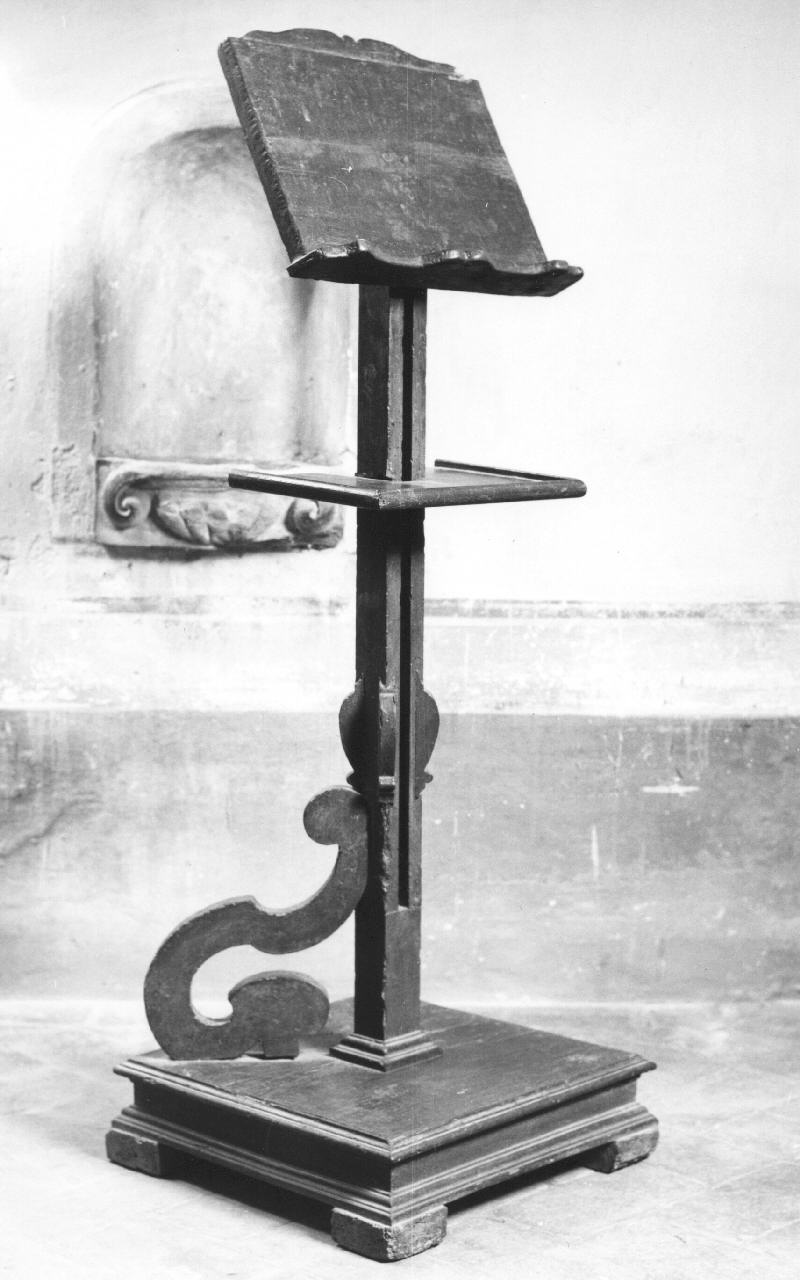 leggio - manifattura toscana (sec. XVIII)