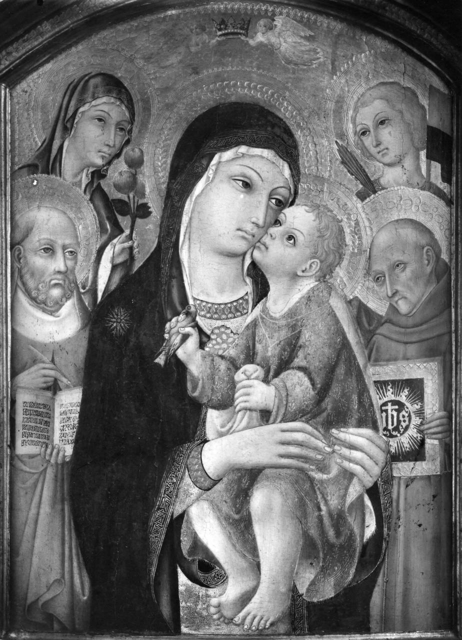 Madonna con Bambino e Santi (dipinto) di Sano di Pietro (sec. XV)