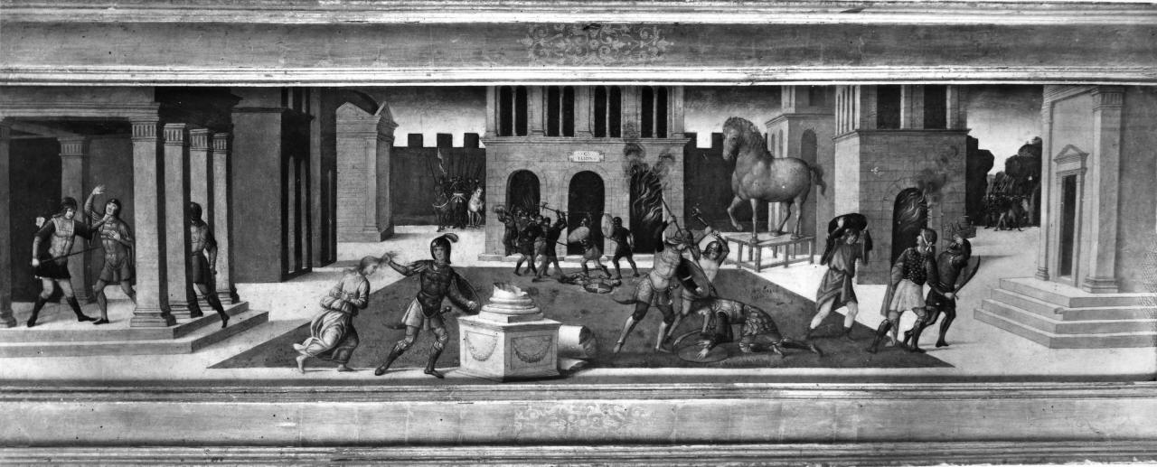 caduta di Troia (dipinto) di Biagio d'Antonio (sec. XVI)