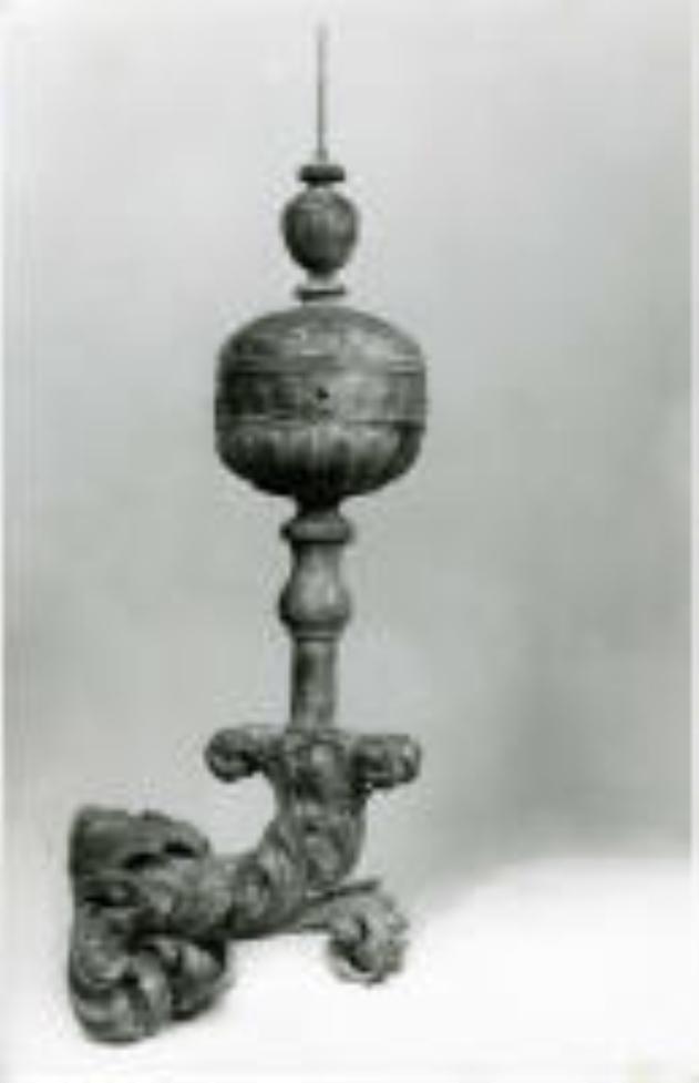 candeliere - produzione italiana (sec. XVII)