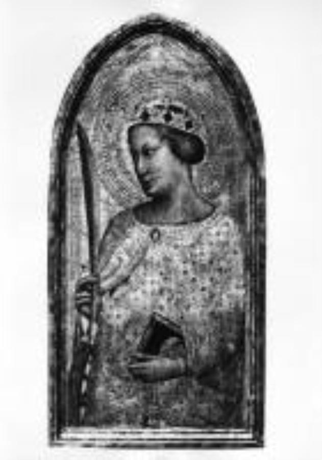 Santa Caterina d'Alessandria (dipinto) di Daddi Bernardo (sec. XIV)