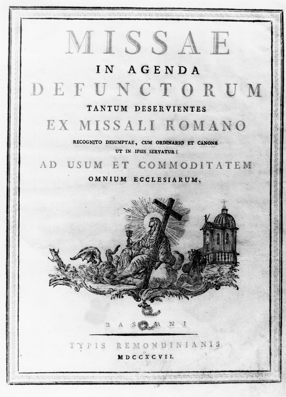 allegoria della chiesa (stampa) - ambito veneto (sec. XVIII)