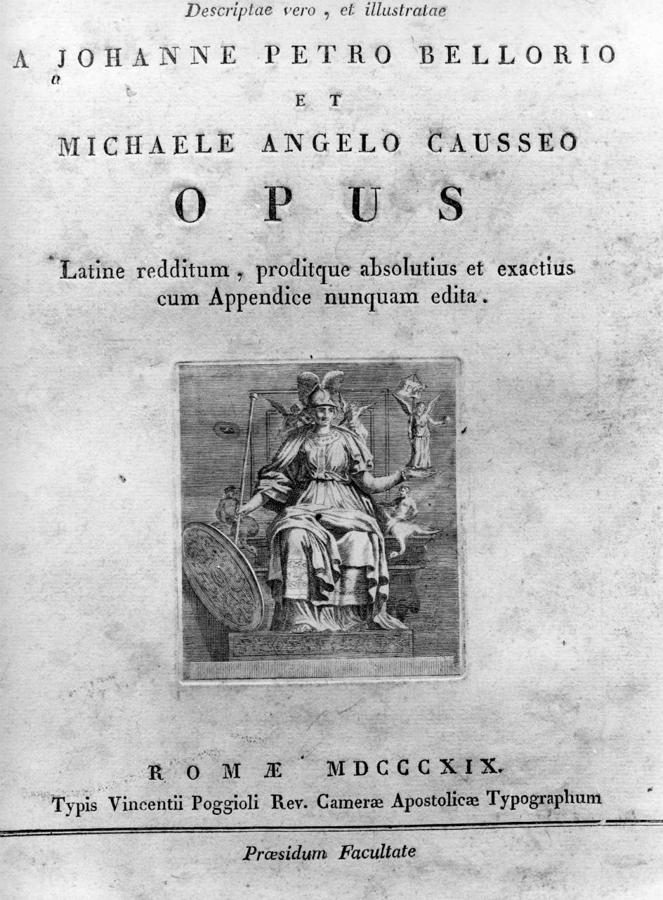 Minerva (stampa) - ambito romano (sec. XIX)