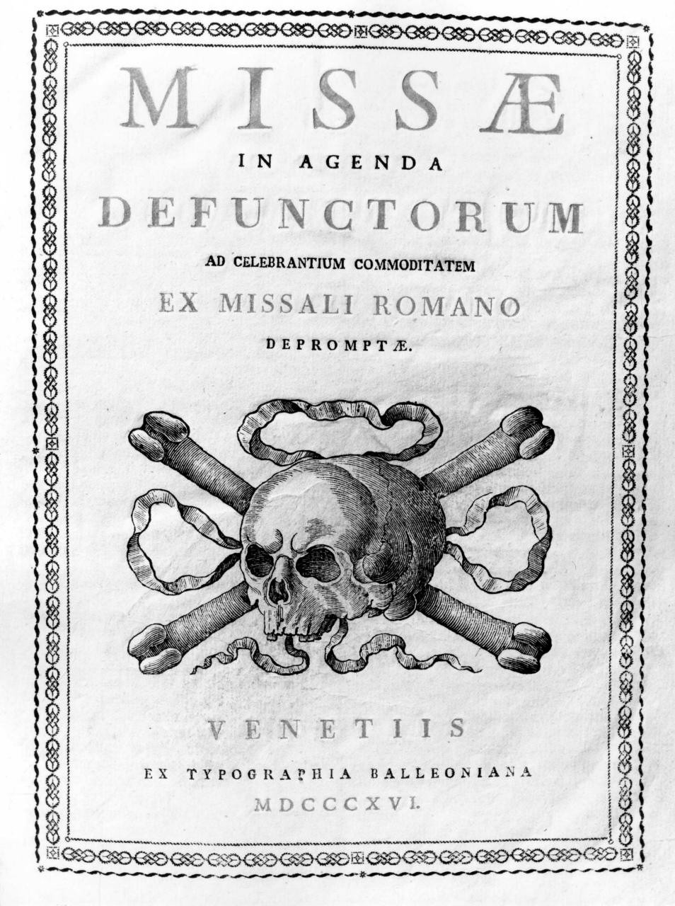 teschio (stampa) - ambito veneziano (sec. XIX)