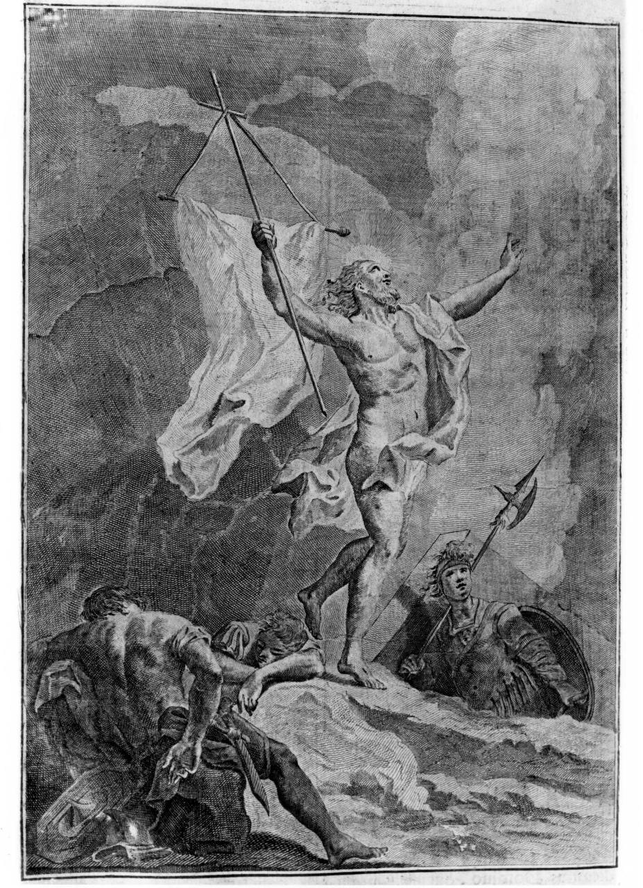 resurrezione di Cristo (stampa) - ambito veneziano (sec. XVII)