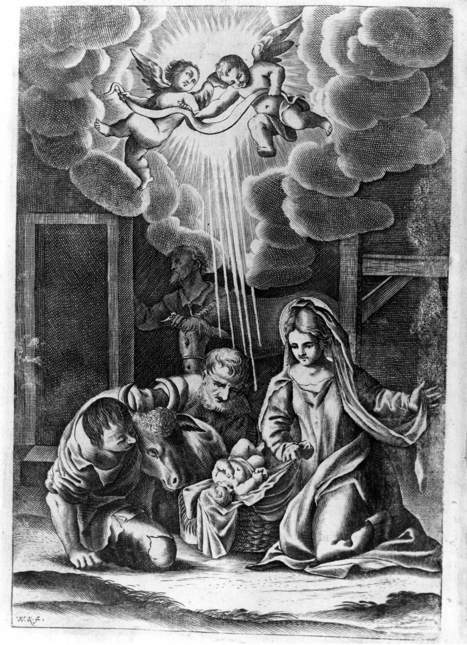 natività di Gesù (stampa, serie) - ambito veneziano (sec. XVII)