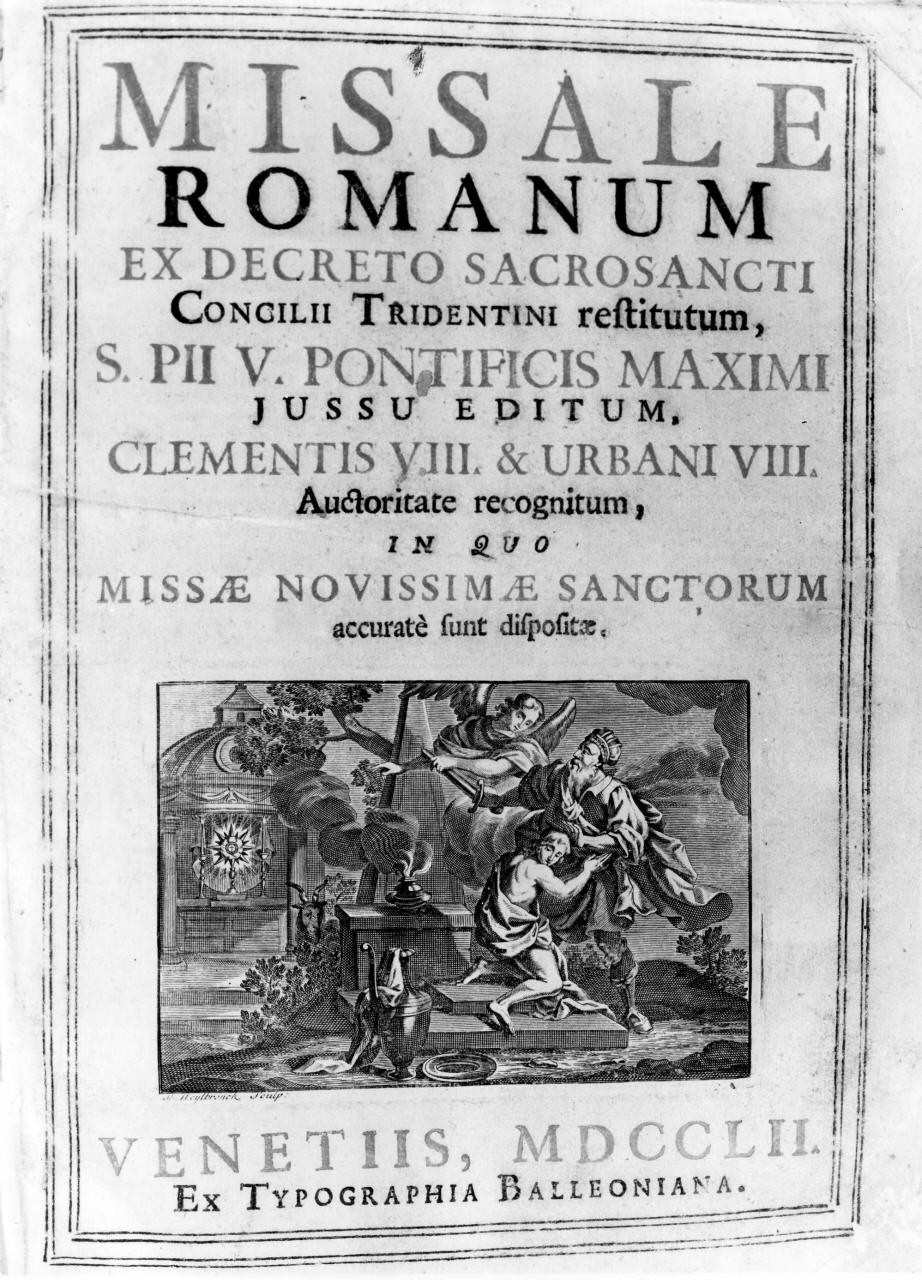 sacrificio di Isacco (stampa, serie) di Heylbrouck Michael (attribuito) (sec. XVIII)