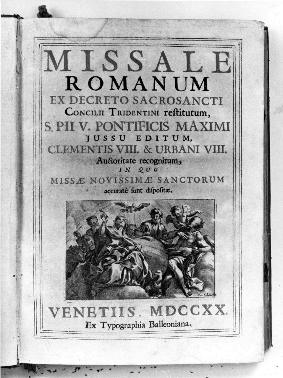 quattro evangelisti (stampa) di Piccini Elisabetto detta Suor Isabella (attribuito) (sec. XVIII)