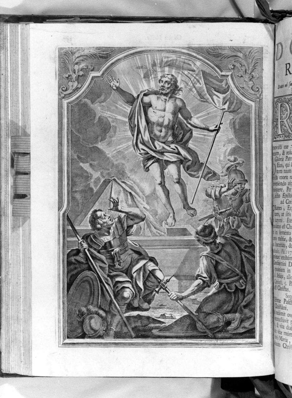 resurrezione di Cristo (stampa, serie) di Heylbrouck Michael (attribuito) (sec. XVIII)