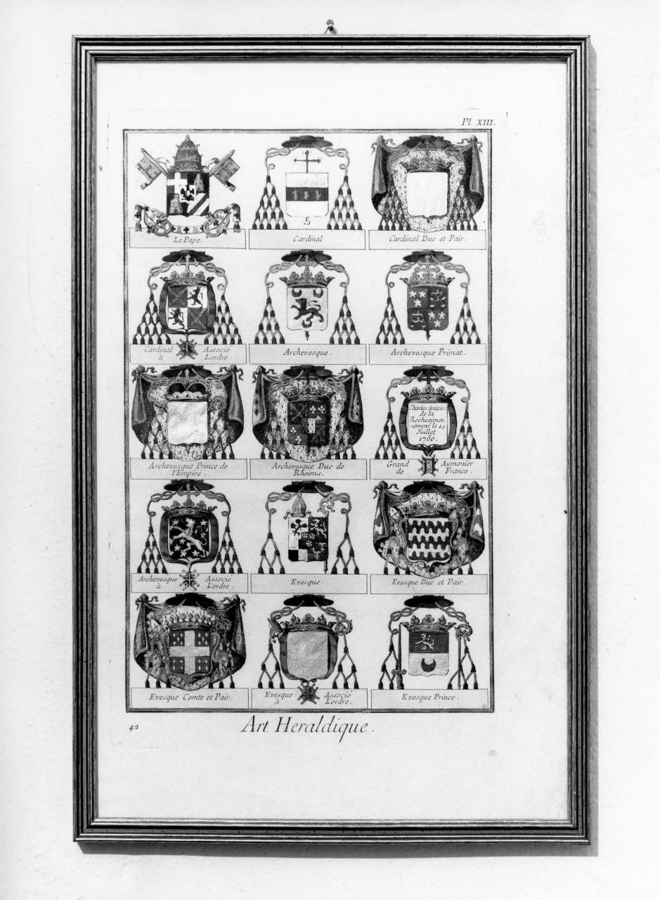 stemma (stampa, serie) - ambito francese (sec. XVIII)