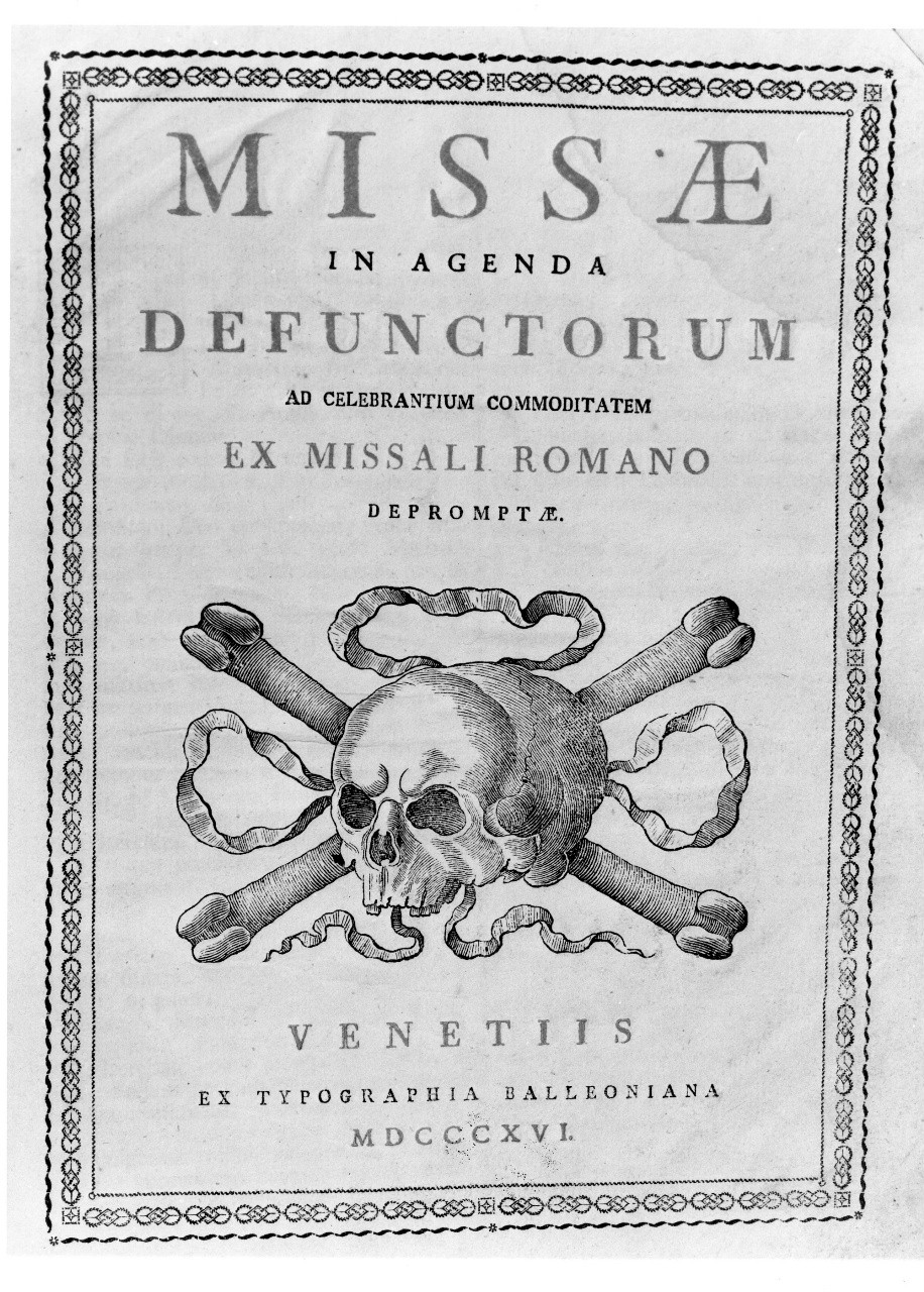 teschio (stampa) - ambito toscano (sec. XIX)