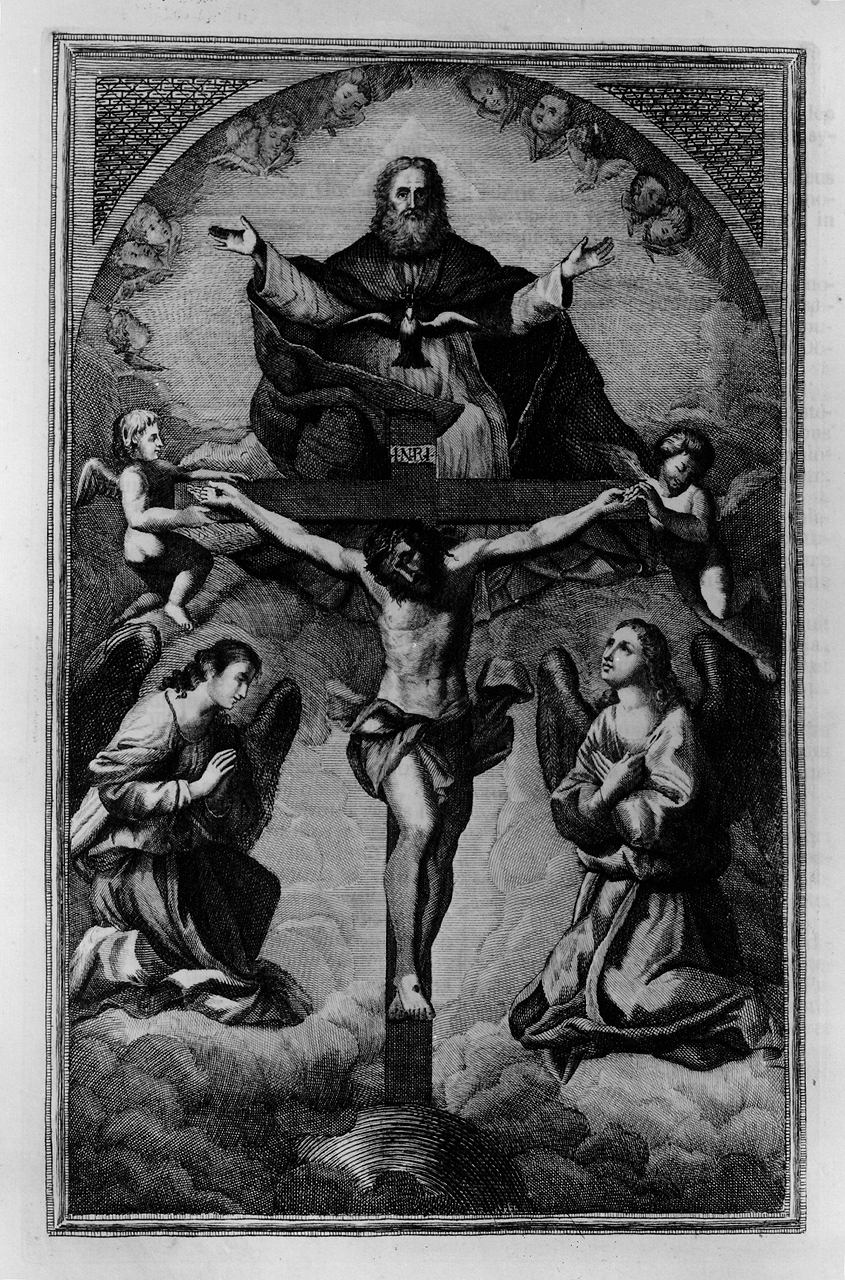 Trinità (stampa) - ambito romano (sec. XIX)