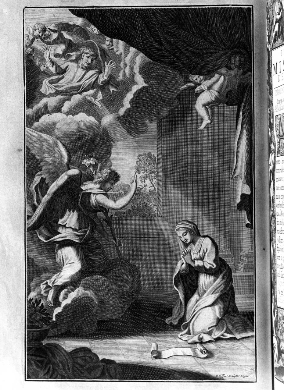 storie della nascita e giovinezza di Maria Vergine (stampa, serie) di Giffart Pierre (sec. XVIII)