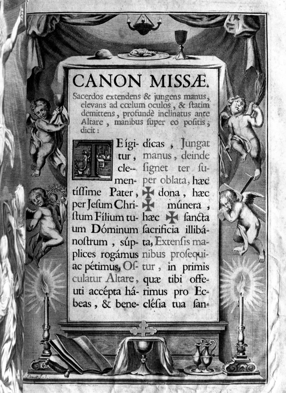 simboli eucaristici (stampa) di Houat François (sec. XVIII)