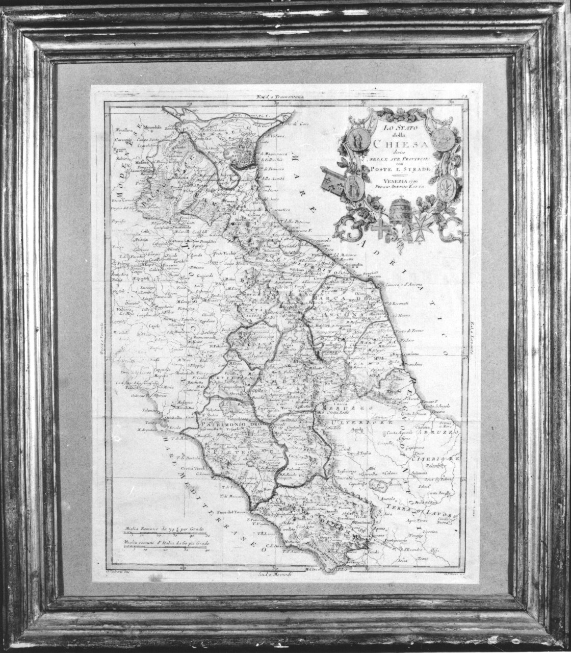 carta geografica (stampa) di Zuliani Felice (sec. XVIII)