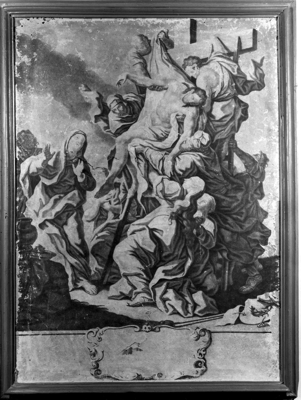 Cristo deposto dalla croce (stampa) di Rugendas Christian Johann (seconda metà sec. XVIII)