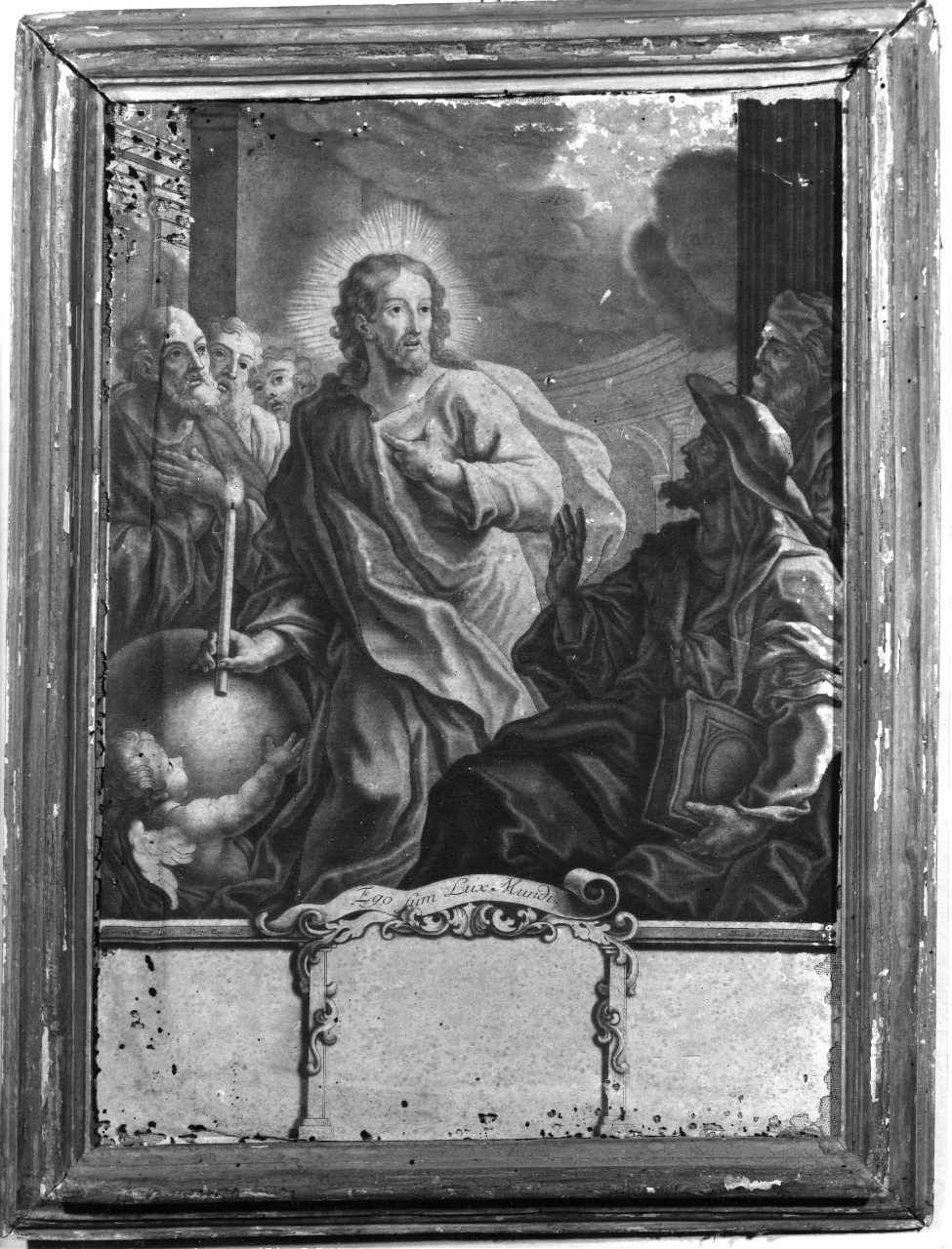 Cristo tra gli apostoli (stampa) di Rugendas Christian Johann, Rugendas Peter, Haid Johann Lorenz (sec. XVIII)