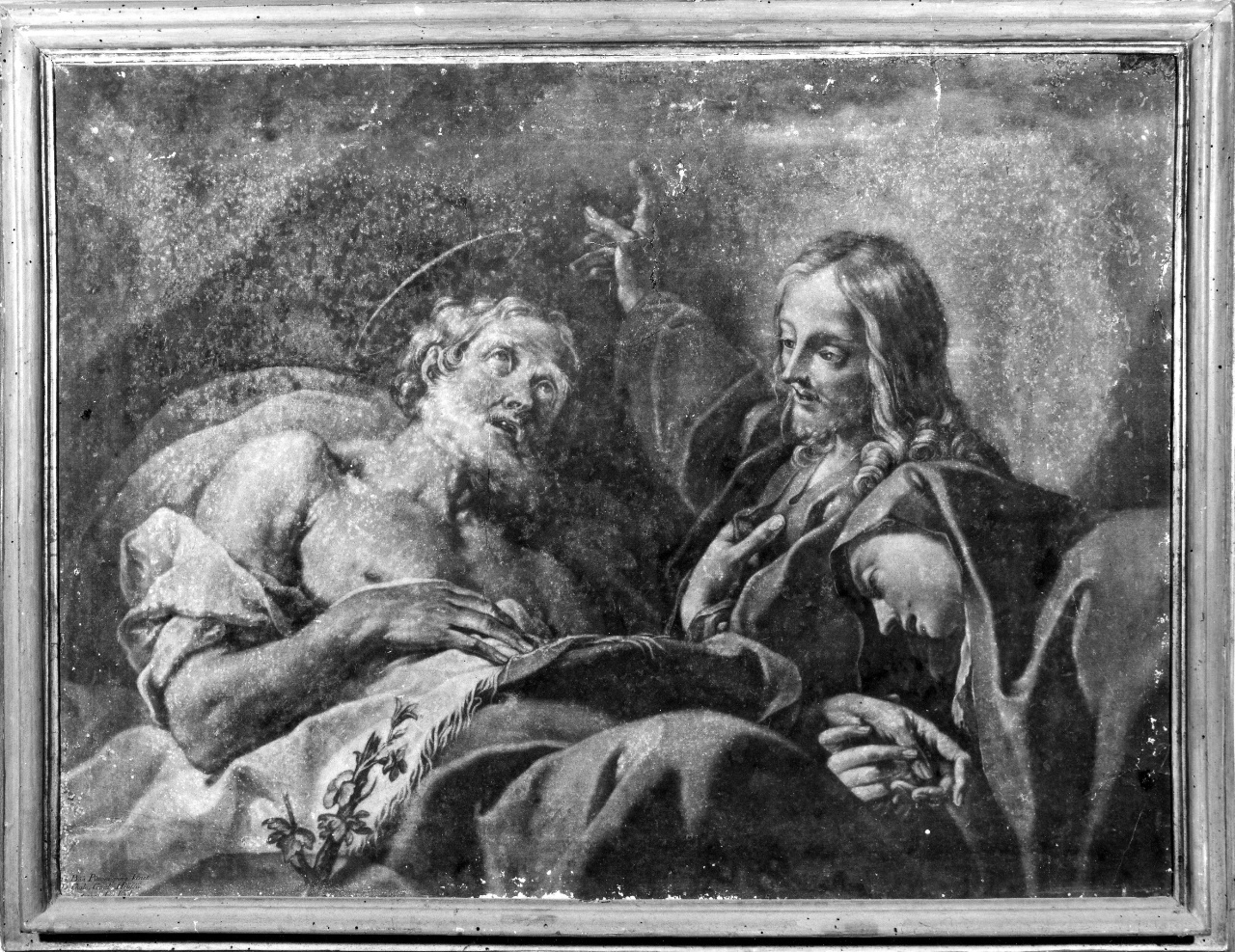 morte di San Giuseppe (stampa) di Heiss Gottlieb (prima metà sec. XVIII)