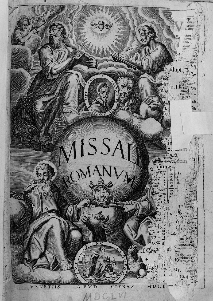 quattro evangelisti (stampa) di Külan Wolf (prima metà sec. XVII)