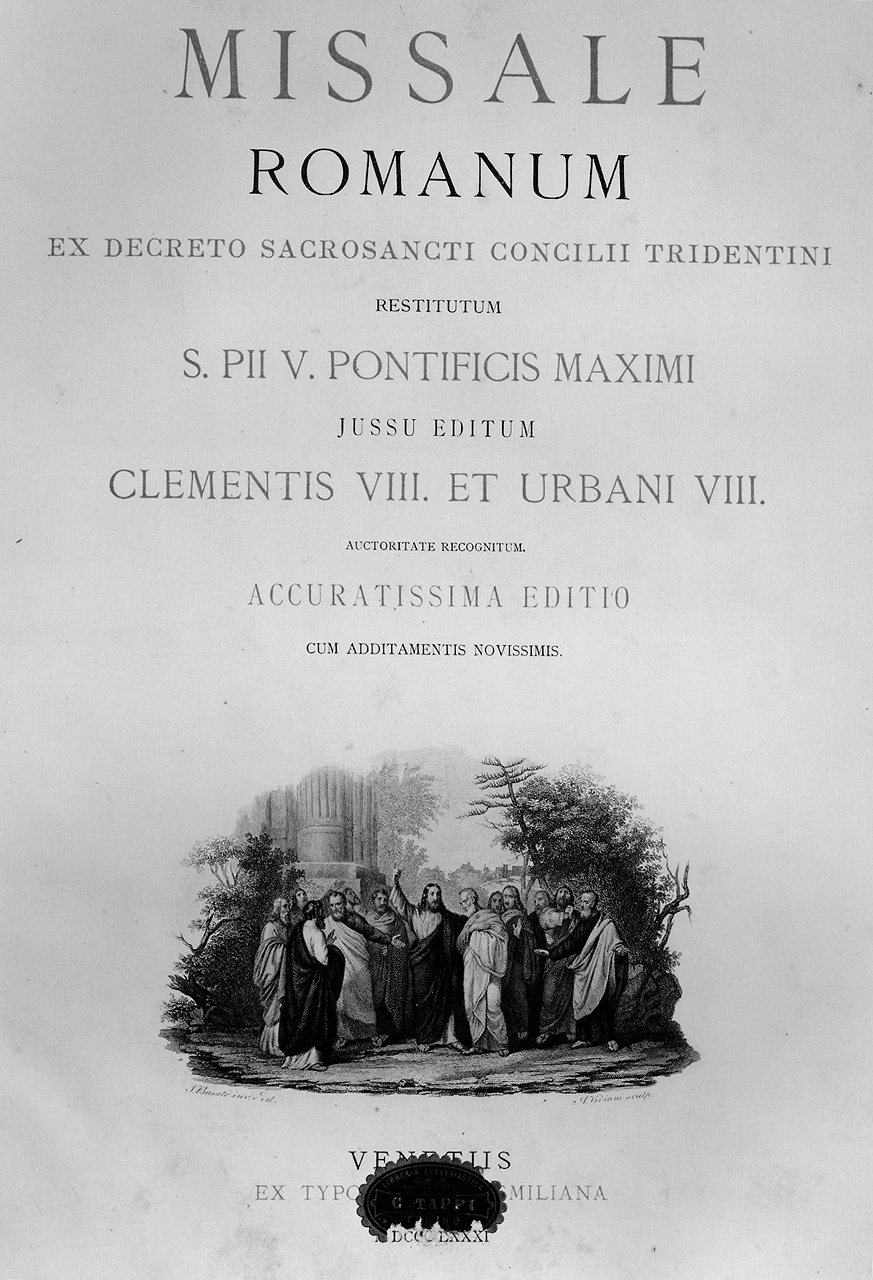 Cristo tra gli apostoli (stampa) di Viviani Antonio, Busato Giovanni (sec. XIX)