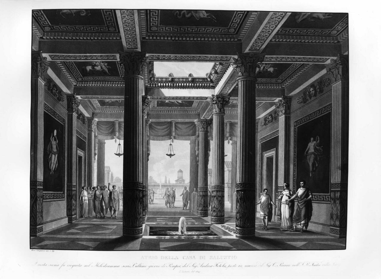 Allestimento scenico (stampa) di Sanquirico Carlo - ambito italiano (sec. XIX)