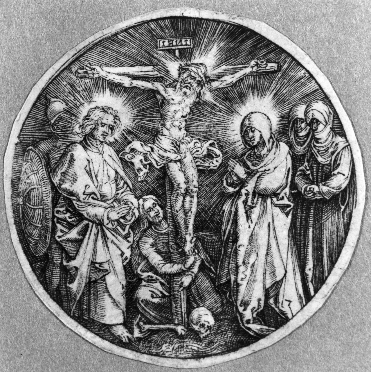 crocifissione (stampa) di Dürer Albrecht (primo quarto sec. XVI)