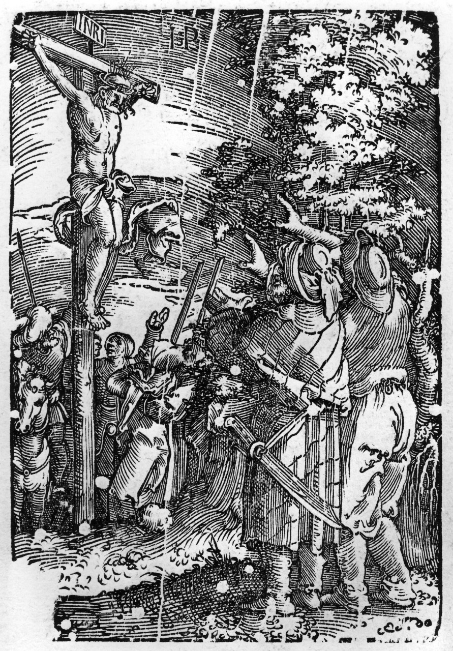crocifissione (stampa, serie) di Beham Hans Sebald (prima metà sec. XVI)