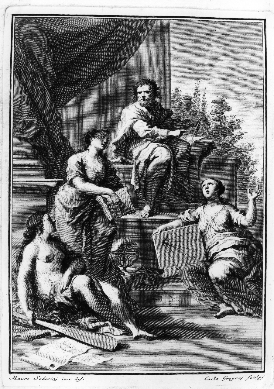 allegoria del sapere (stampa) di Gregori Carlo, Soderini Mauro (seconda metà sec. XVIII)