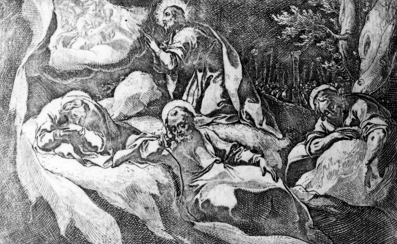 orazione di Cristo nell'orto di Getsemani (stampa, serie) di Schiaminossi Raffaello (primo quarto sec. XVII)