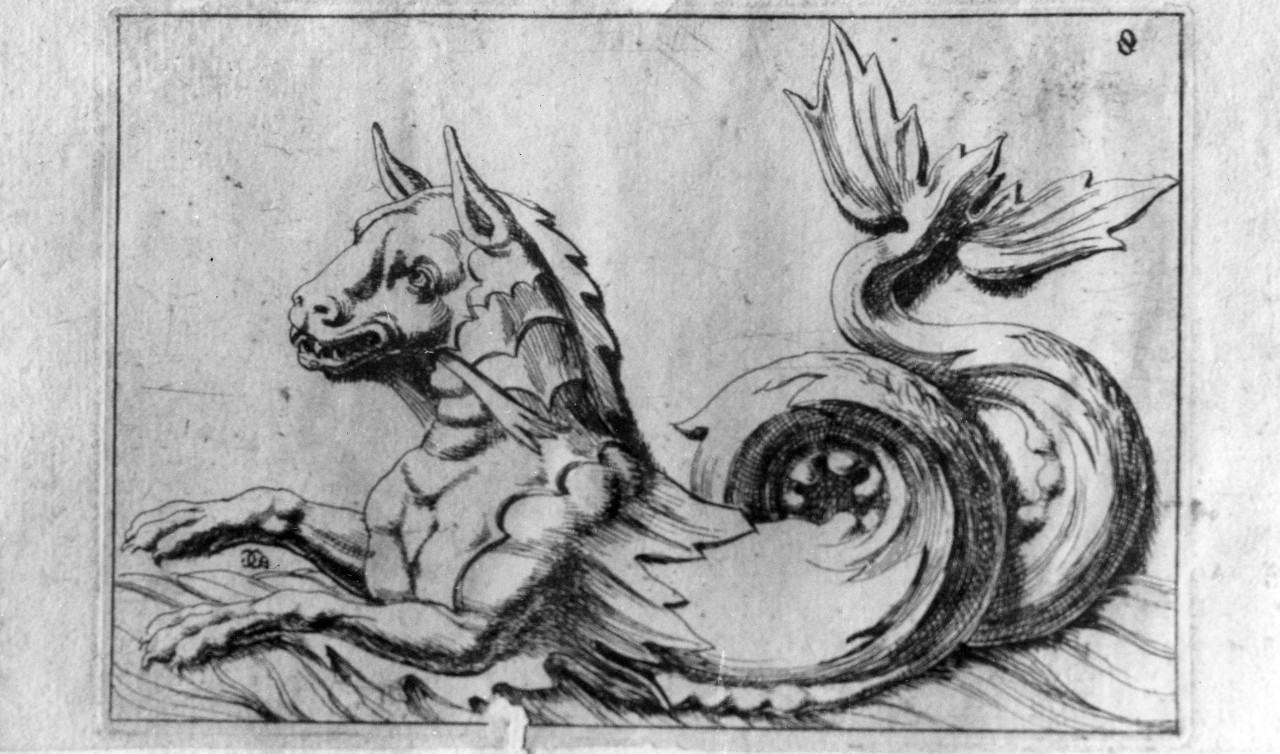 mostro marino (stampa, serie) di Galestruzzi Giovanni Battista (terzo quarto sec. XVII)