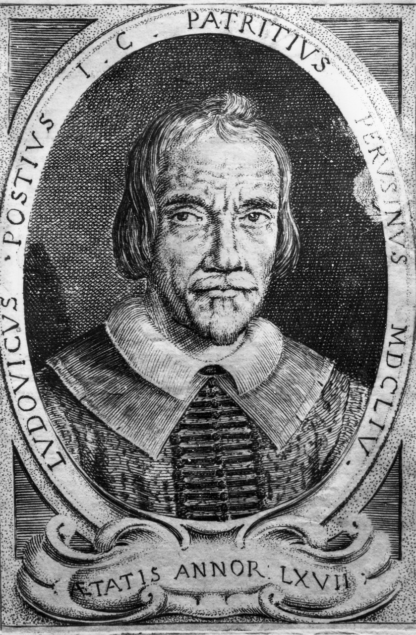 ritrattto di Ludovico Postio (stampa) - ambito italiano (terzo quarto sec. XVII)