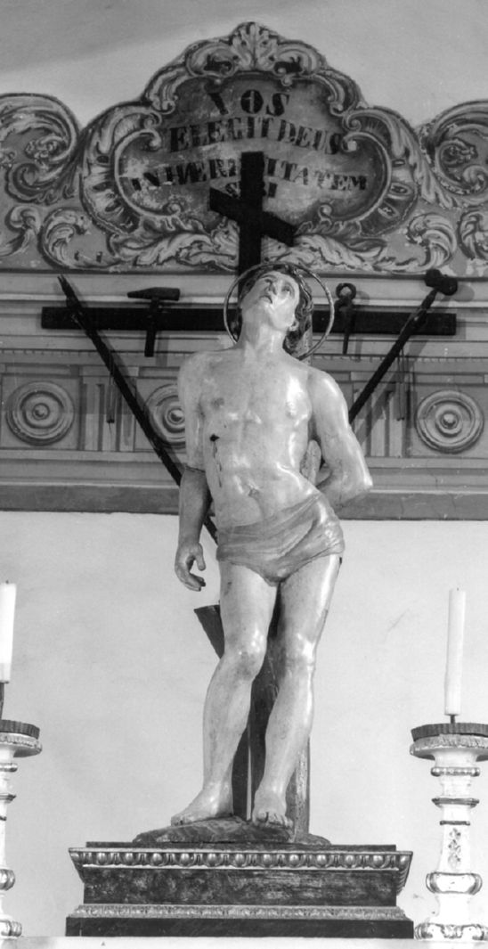 martirio di San Sebastiano (statua) - ambito toscano (prima metà sec. XVIII)