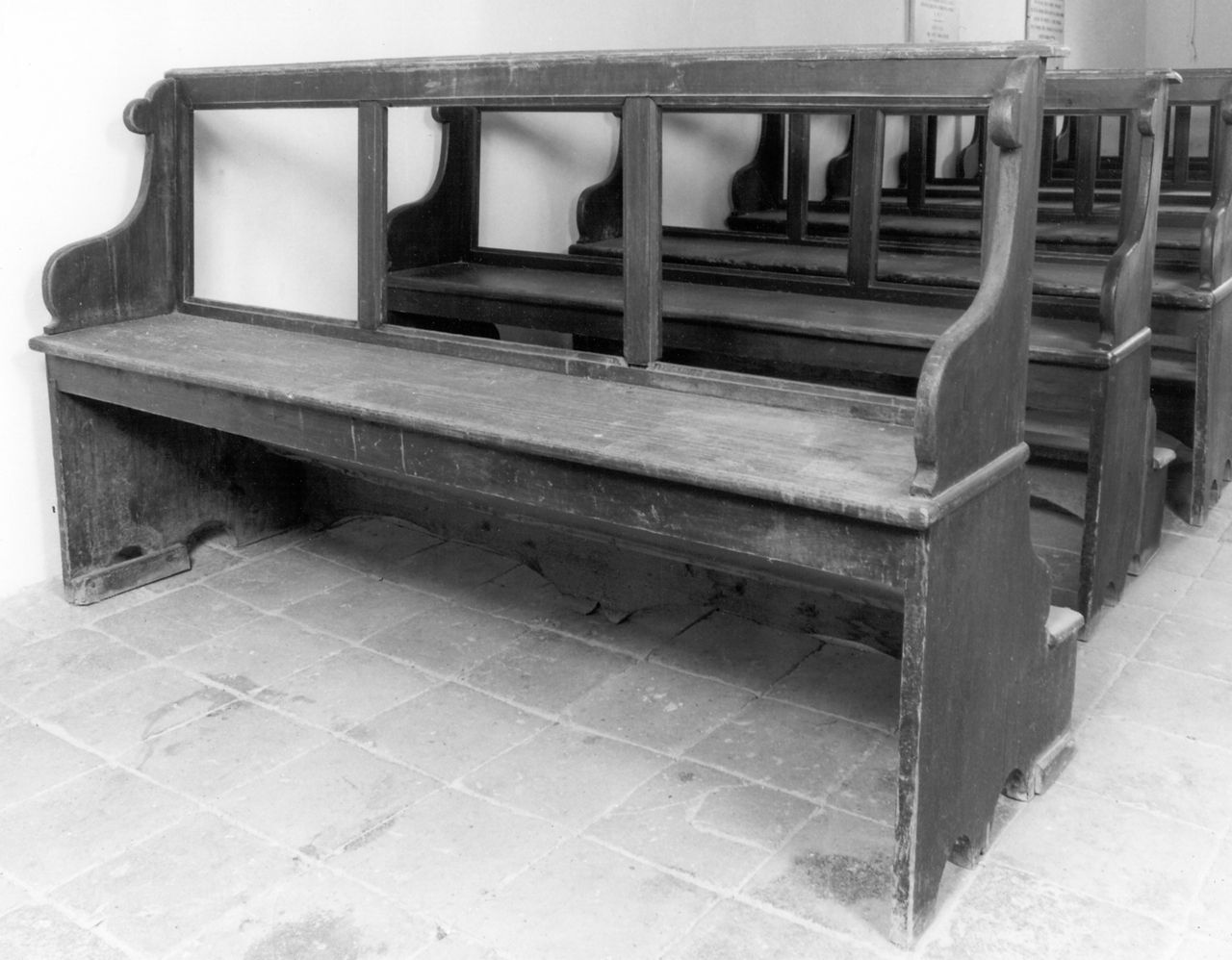 panca - bottega toscana (fine/inizio secc. XIX/ XX)