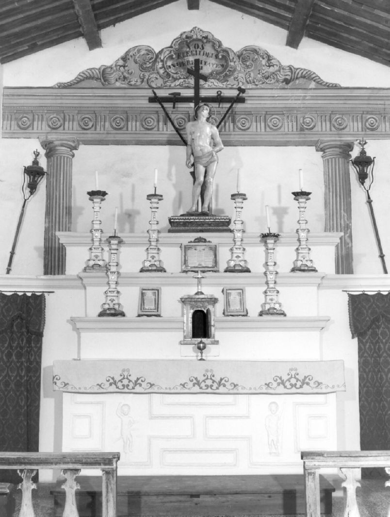 altare maggiore - ambito toscano (sec. XIX)