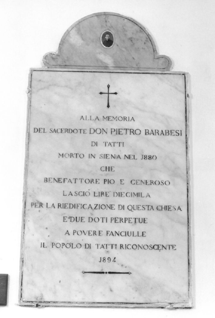 lapide - bottega toscana (sec. XIX)