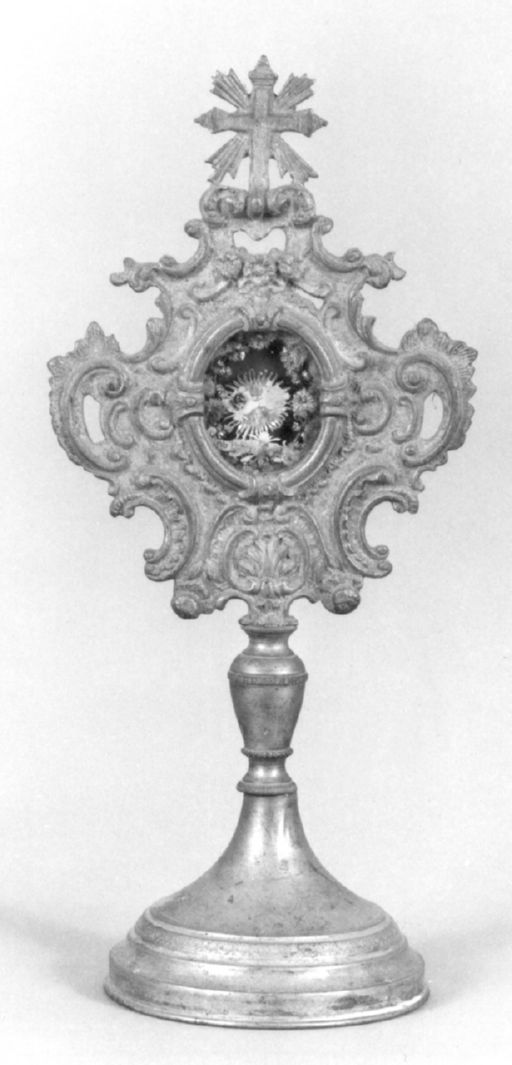 reliquiario - a ostensorio - bottega toscana (seconda metà sec. XVIII)