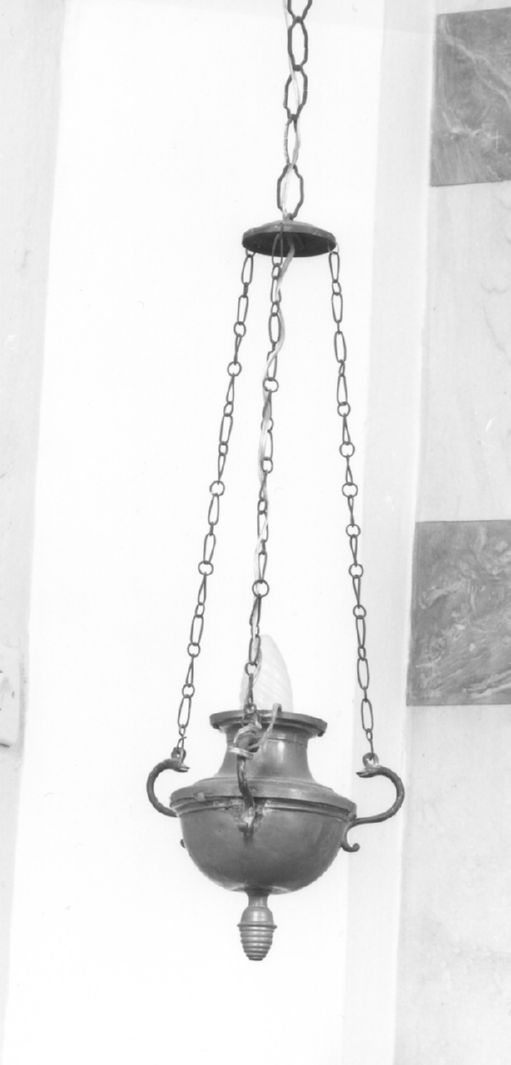 lampada pensile - produzione italiana (prima metà sec. XX)