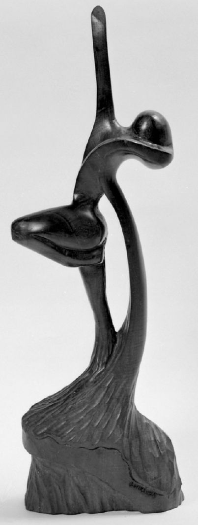 figura femminile (scultura, opera isolata) di Miranda O (sec. XX)