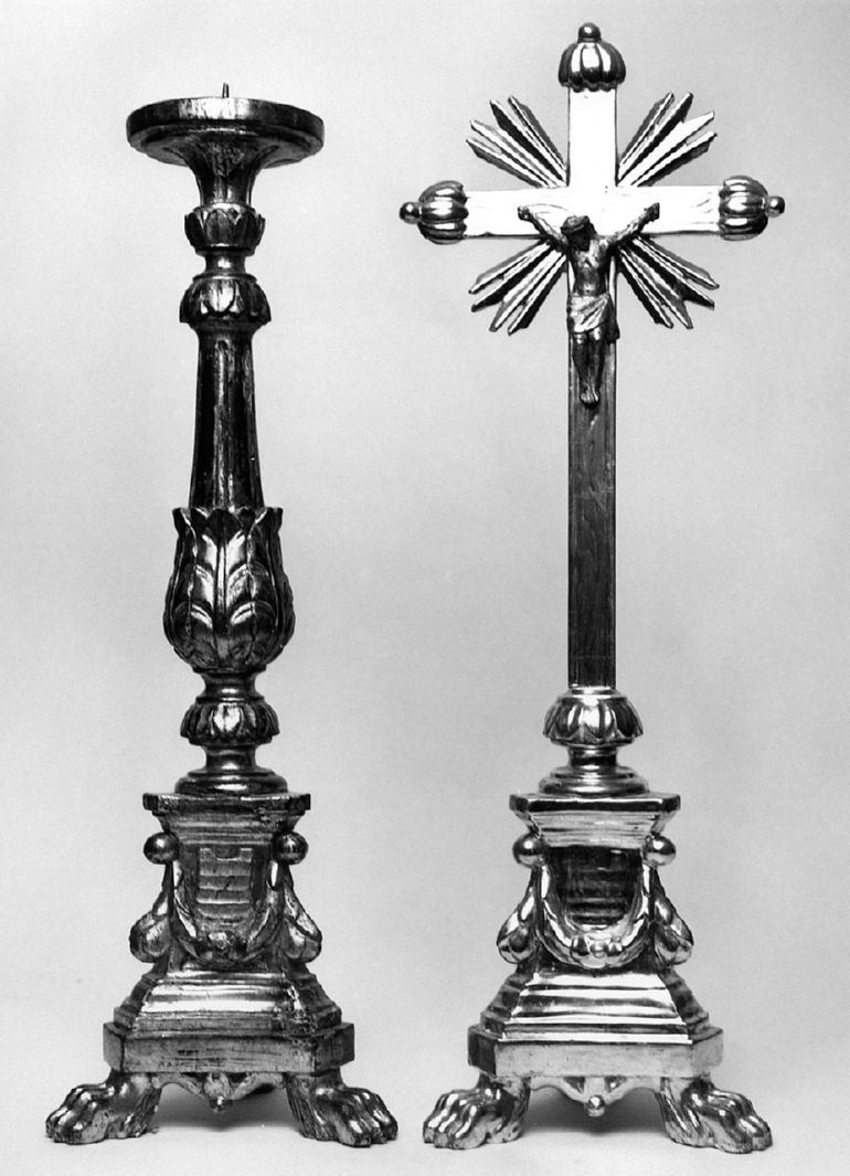 Cristo crocifisso (croce d'altare) - bottega toscana (prima metà sec. XIX)