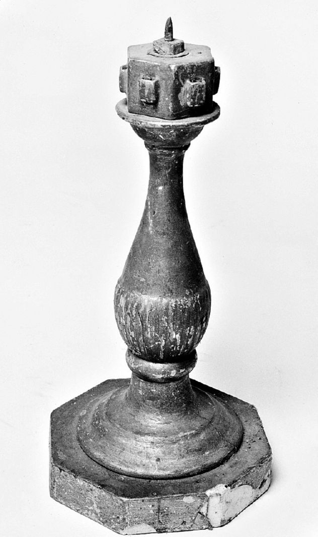 candeliere d'altare - bottega toscana (sec. XVII)