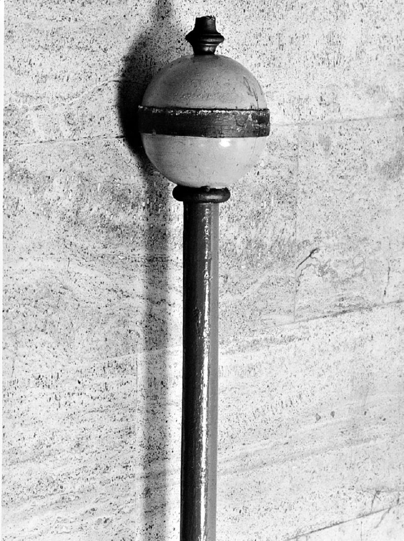 asta di stendardo processionale - bottega toscana (sec. XIX)