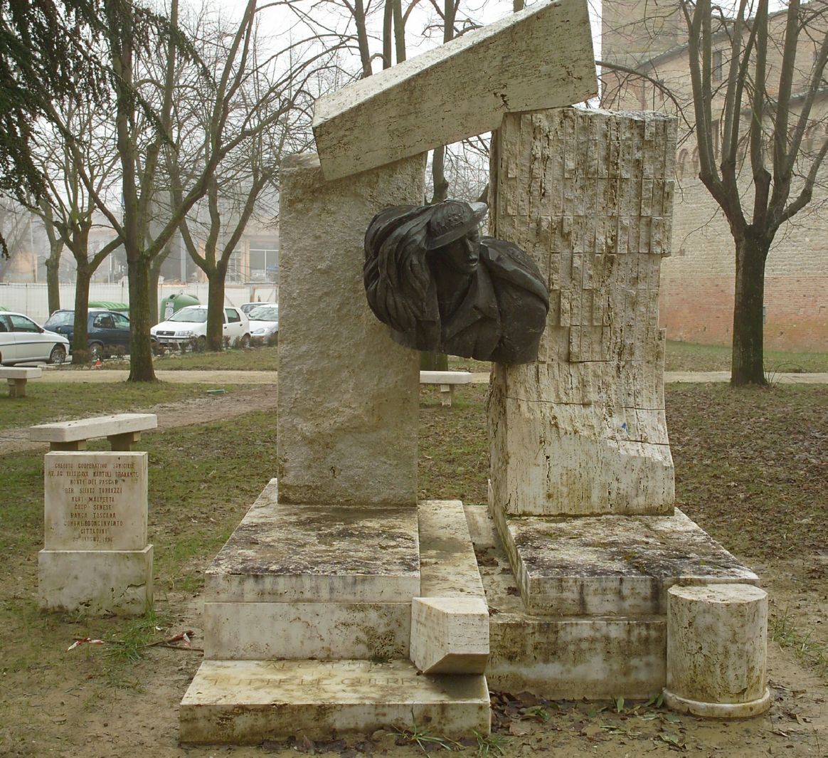 busto di uomo (monumento) - bottega toscana (sec. XX)