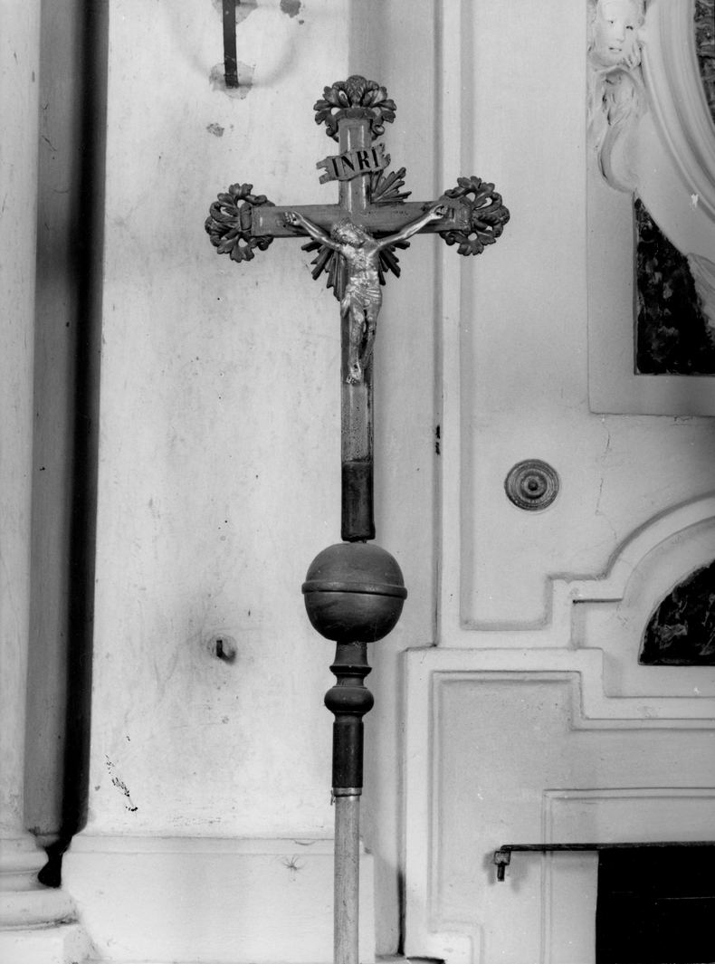 Cristo crocifisso (croce processionale) - bottega toscana (prima metà sec. XVIII)