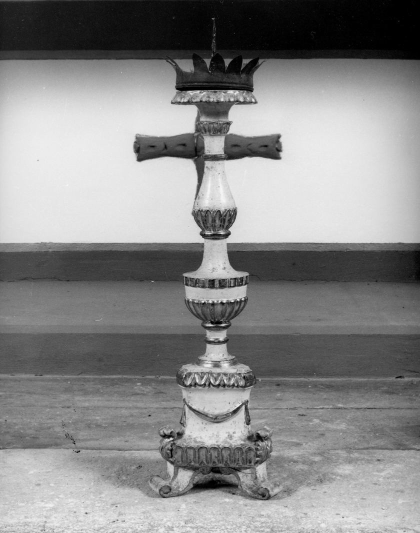 candeliere, serie - bottega toscana (primo quarto sec. XVIII)