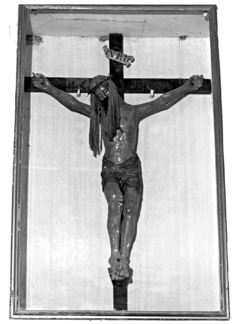 Cristo crocifisso (croce d'altare, opera isolata) - ambito toscano (sec. XVII)
