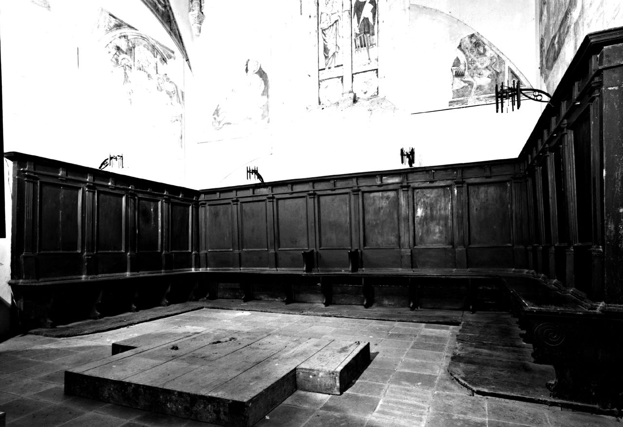 stalli del coro - bottega toscana (ultimo quarto sec. XVIII)