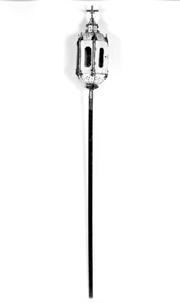 lanterna processionale, serie - bottega toscana (sec. XIX)