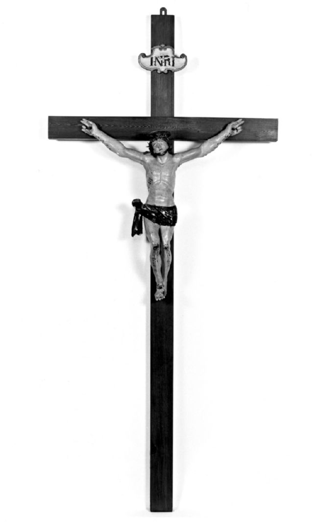 Cristo crocifisso (croce processionale) - ambito toscano (prima metà sec. XIX)
